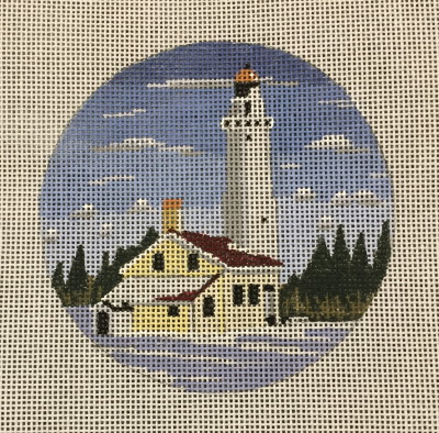 click here to view larger image of Cana Island Lighthouse - WI (hand painted canvases)
