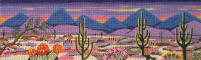 click here to view larger image of Desert Sunset (hand painted canvases)