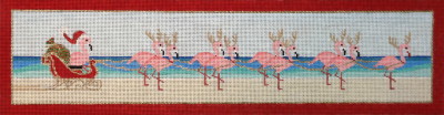 click here to view larger image of Flamingo Folly (hand painted canvases)
