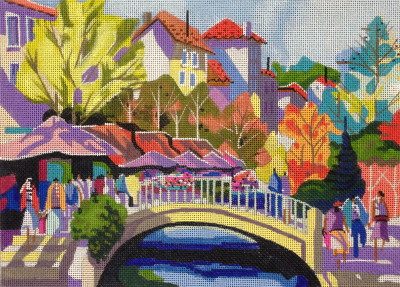 click here to view larger image of Provence, France (hand painted canvases)