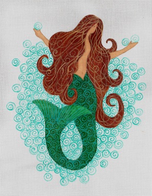 click here to view larger image of Mermaid, The (hand painted canvases)