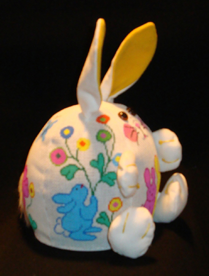 click here to view larger image of Pudgie - Bunny (hand painted canvases)
