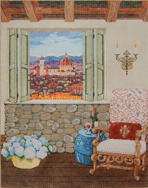 click here to view larger image of Firenze View (hand painted canvases)