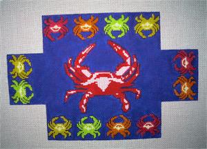 click here to view larger image of Pop Art Crab Brickcover (hand painted canvases)