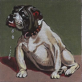 click here to view larger image of English Bulldog (18ct) (hand painted canvases)