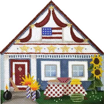 click here to view larger image of July House (hand painted canvases)