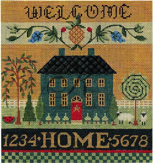 click here to view larger image of Welcome Home Sampler (hand painted canvases)