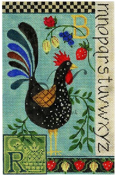 click here to view larger image of Rooster Sampler (hand painted canvases)