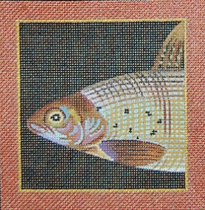 click here to view larger image of Arctic Grayling - Sports Fish Coaster (hand painted canvases)