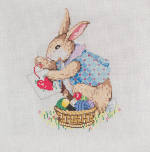 click here to view larger image of Stitching Rabbit (hand painted canvases)