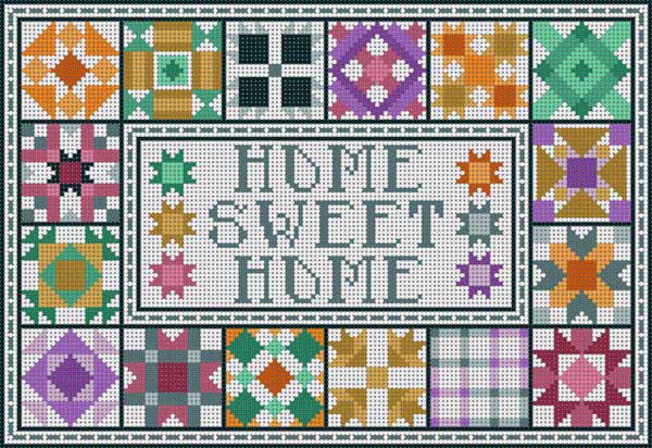 click here to view larger image of Home Sweet Home (hand painted canvases)