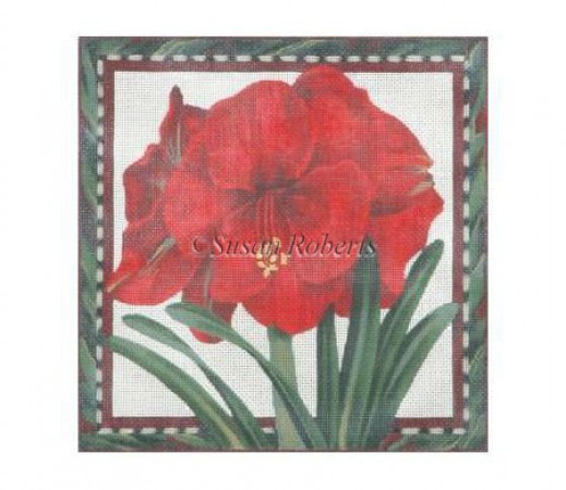 click here to view larger image of Amaryllis - 13ct (hand painted canvases)