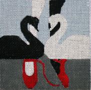 click here to view larger image of The Black Swan - Movie Coaster (hand painted canvases)