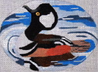 click here to view larger image of Merganser Duck (hand painted canvases)