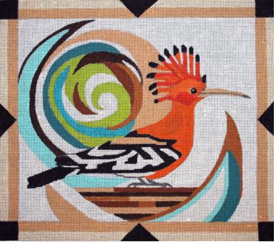 click here to view larger image of African Hoopoe (hand painted canvases)