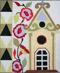 click here to view larger image of Birdhouse 2 (hand painted canvases)