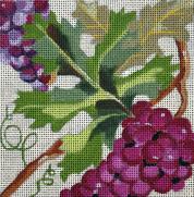 click here to view larger image of Wine Grapes (hand painted canvases)