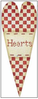 click here to view larger image of Hearts Heart (hand painted canvases)