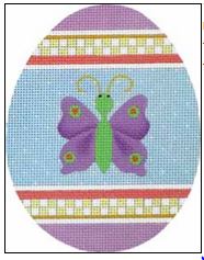 click here to view larger image of Butterfly Egg (hand painted canvases)