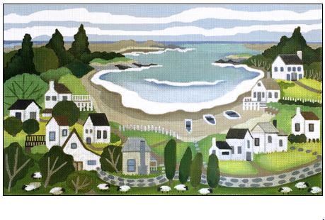 click here to view larger image of White House Cove (hand painted canvases)