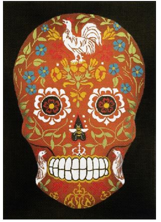 click here to view larger image of Day Of The Dead Sugar Skull (hand painted canvases)