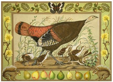 click here to view larger image of Turkey (hand painted canvases)