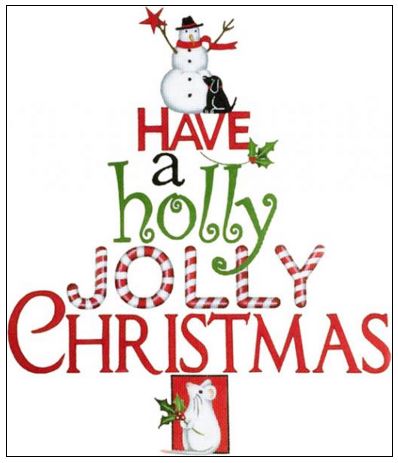 click here to view larger image of Holly Jolly Christmas (hand painted canvases)
