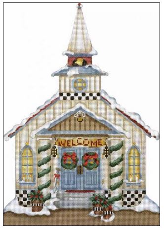 click here to view larger image of Church (hand painted canvases)