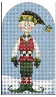 click here to view larger image of Black Hat Elf (hand painted canvases)