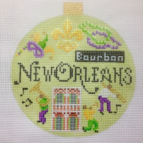 click here to view larger image of Travel Round - New Orleans (hand painted canvases)