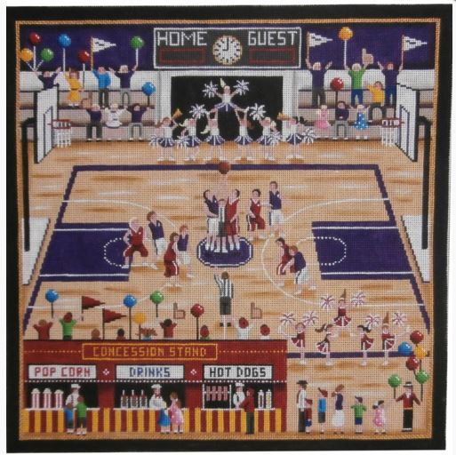 click here to view larger image of Basketball Court (hand painted canvases)