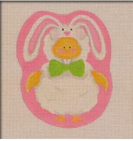 click here to view larger image of Bunny Chick (hand painted canvases)