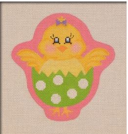 click here to view larger image of Chick In Egg (hand painted canvases)