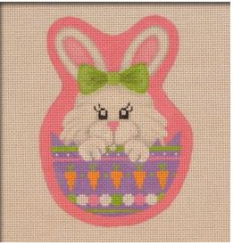 click here to view larger image of Peeking Bunny (hand painted canvases)