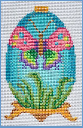 click here to view larger image of Butterfly Egg (hand painted canvases)