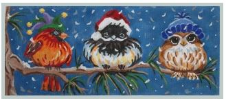 click here to view larger image of Trio of Birds (hand painted canvases)