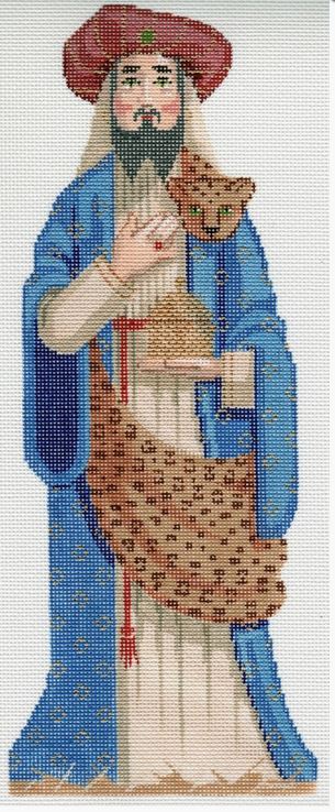 click here to view larger image of Holy Family - Wise Man In Blue (hand painted canvases)