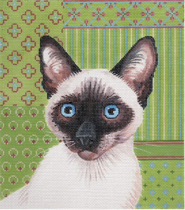 click here to view larger image of Siamese (hand painted canvases)