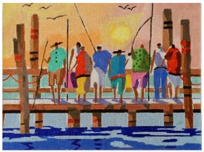 click here to view larger image of Pier Pressure (hand painted canvases)