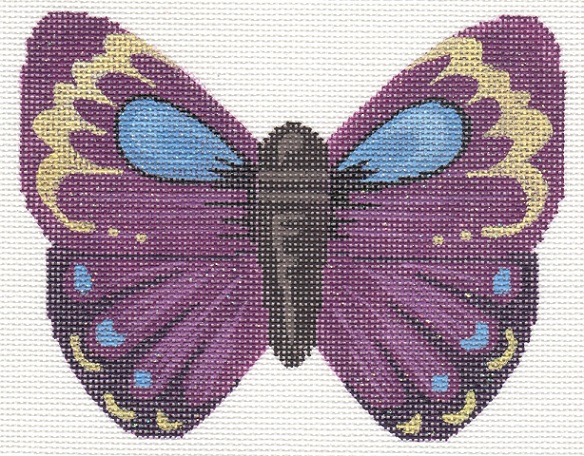 click here to view larger image of Purple Butterfly (hand painted canvases)