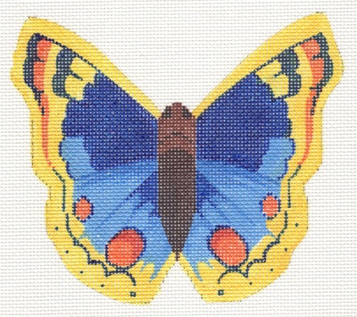 click here to view larger image of Blue and Yellow Butterfly (hand painted canvases)