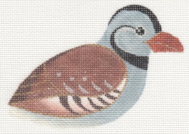 click here to view larger image of Partridge - 12 Days Clip-On (hand painted canvases)