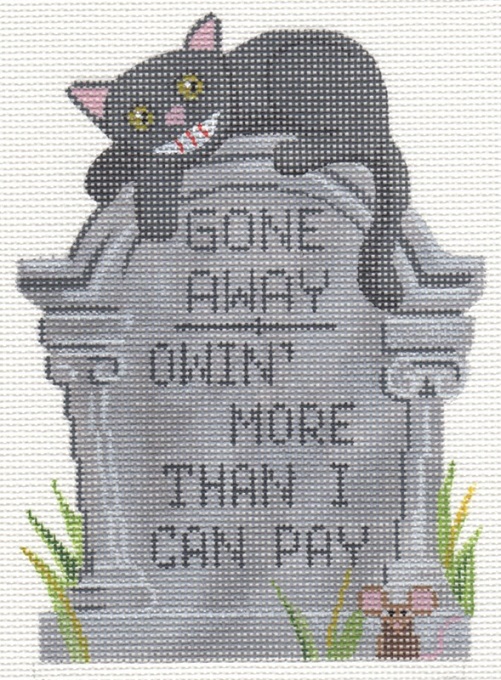 click here to view larger image of Tombstone - Gone Away (hand painted canvases)