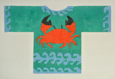 click here to view larger image of Feeling Crabby Sweater (hand painted canvases)