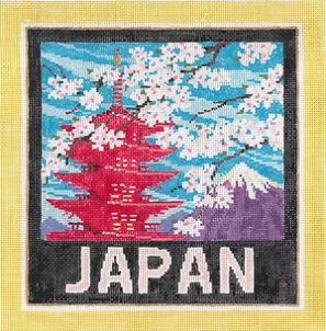 click here to view larger image of Japan (hand painted canvases)