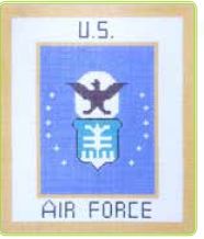 click here to view larger image of Air Force (hand painted canvases)