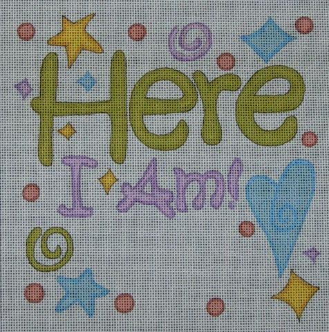 click here to view larger image of Here I Am (hand painted canvases)