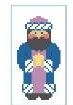 click here to view larger image of Tiny Second Wise Man (hand painted canvases)