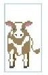 click here to view larger image of Tiny Cow (hand painted canvases)