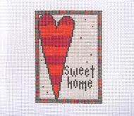 click here to view larger image of Sweet Home Heart (hand painted canvases)